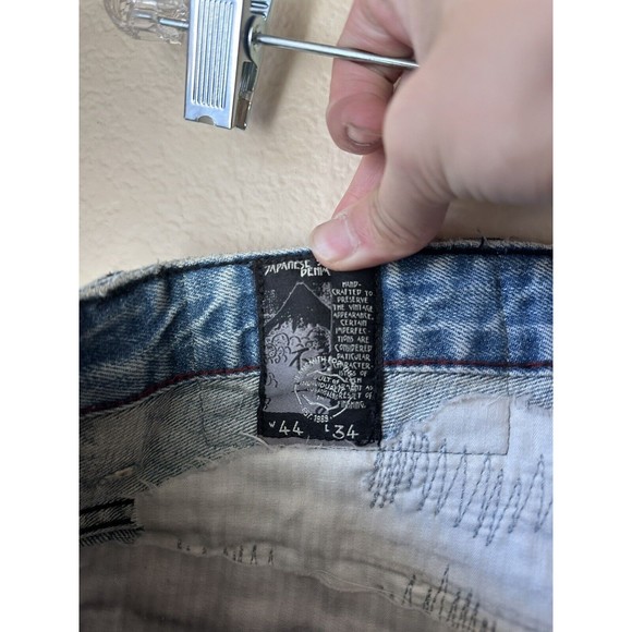 Cult of Individuality Rebel Straight Jeans Men’s 44x34 Japanese Denim - Picture 9 of 13